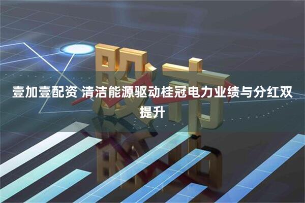 壹加壹配资 清洁能源驱动桂冠电力业绩与分红双提升